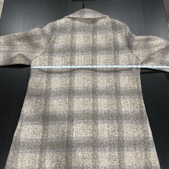 Vince Camuto Water Resistant Plaid Coat - L - Picture 10 of 11